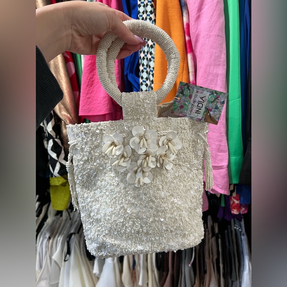 Made In India Beaded Handbag